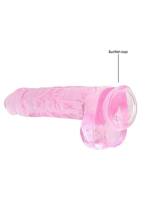 9"" / 23 cm Realistic Dildo With Balls - Pink SHOTS