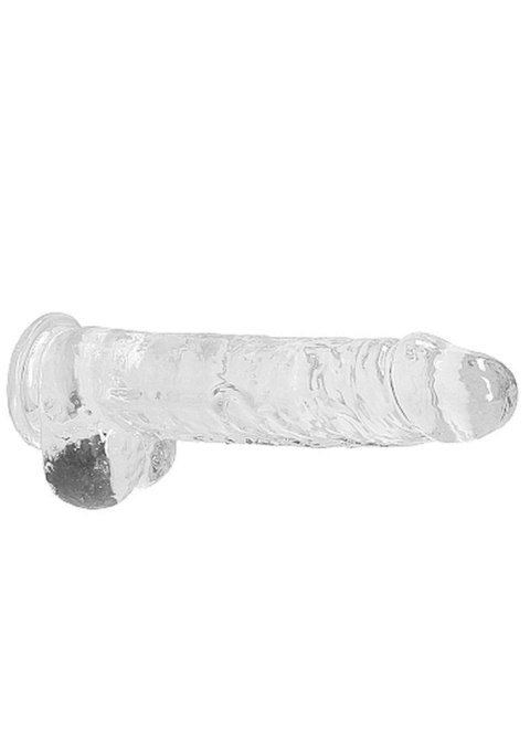 9"" / 23 cm Realistic Dildo With Balls - Transparent SHOTS