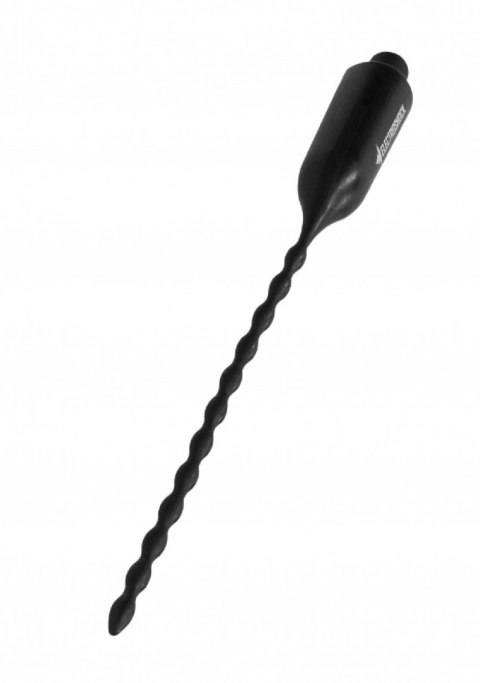 E-Stimulation Vibrating Urethral Sounding Plug - Black ShotsToys