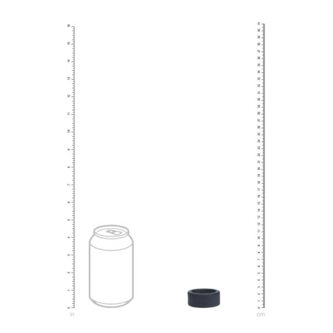Liquid Silicone Ball Strap - S - 34mm - Black SHOTS