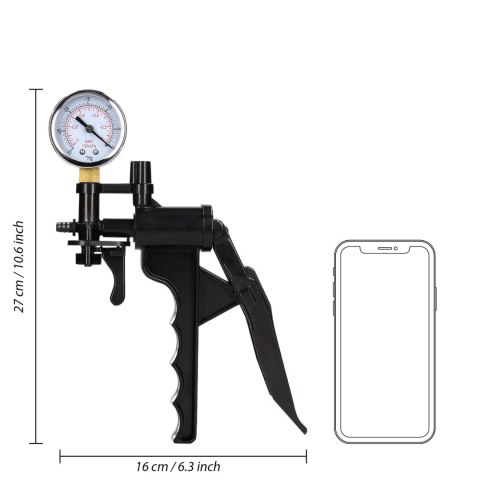 Manual Rosing Pump - Black SHOTS