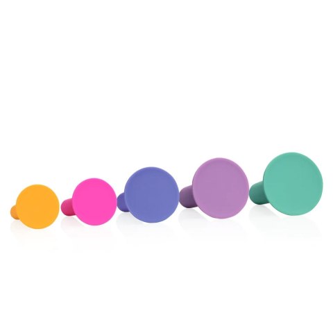 Silicone Vagina Dilator Set - Multicolor SHOTS