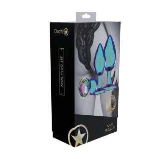 Venice Collection - Metal Anal Plug Set - Iridescent SHOTS