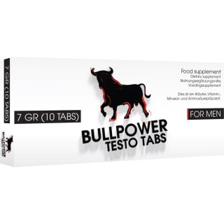 Bull Power Testo Tabs - Stimulating Tablets Pharmquests