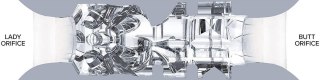 Transparentny masturbator 2w1 Fleshlight Quickshot Riley Reid Fleshlight