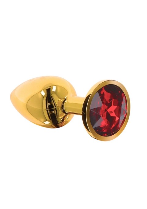 Butt Plug With Diamond Jewel S Gold SCALA