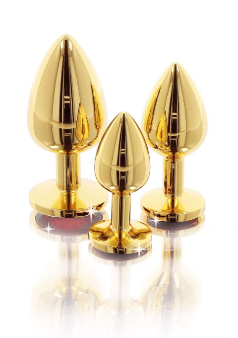 Butt Plug With Diamond Jewel S Gold SCALA