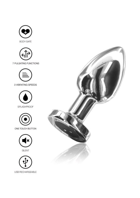 Buttplug Vibr. Small Silver SCALA