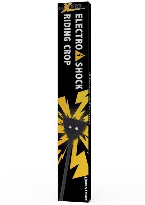 Electro Shock Riding Crop Black SCALA