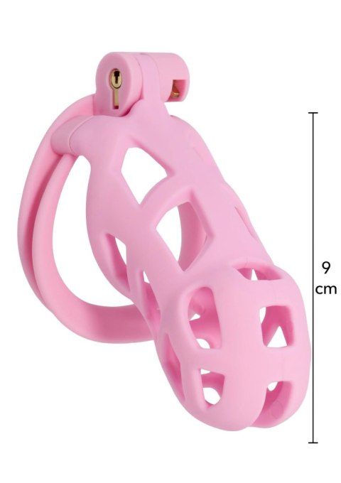 Penis Prison Cock Cage Long Pink SCALA