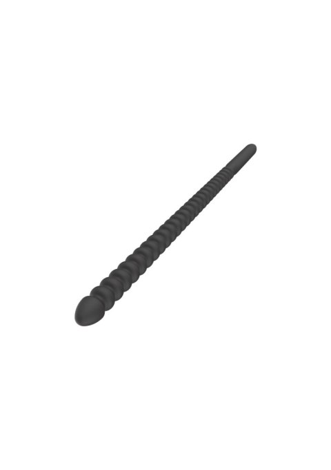 Ribbed Penis Dilator Set 2 pcs Black SCALA