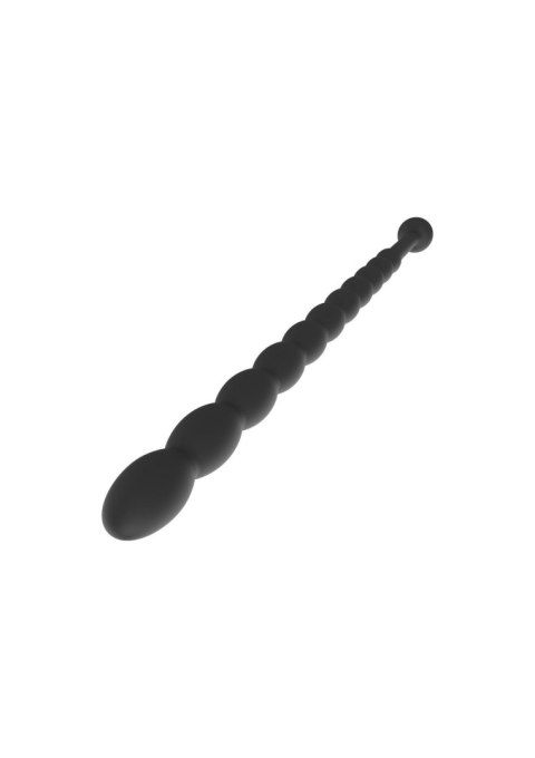 Ribbed Penis Dilator Set 2 pcs Black SCALA