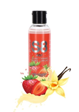 S8 4-in-1 Dessert Lube 125ml Strawberry SCALA