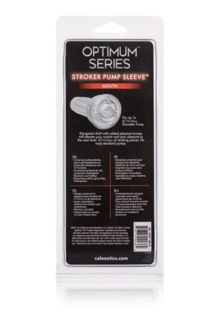 Stroker Pump Sleeve Mouth Transparent CalExotics