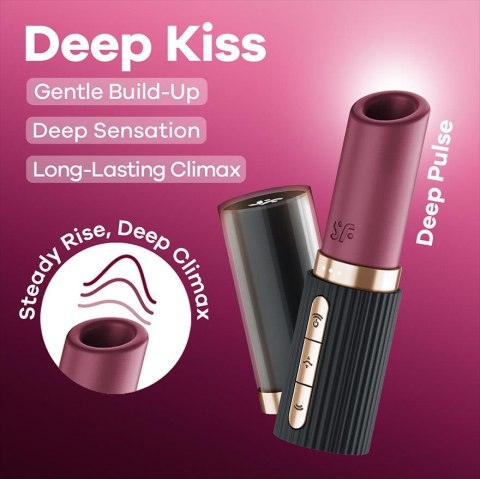 Stymulator łechtaczki Satisfyer Deep Kiss silikonowy USB Satisfyer