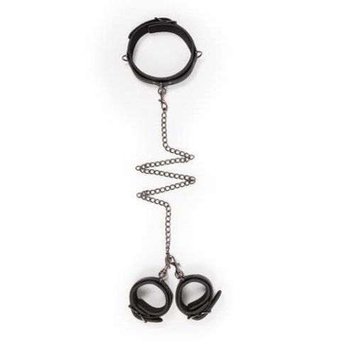 Kajdanki-Leather Collar With Handcuffs ONE-DC B.V.