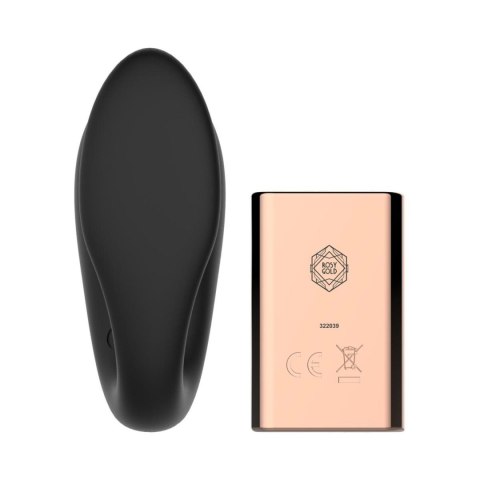 Rosy Gold - C-Shape Vibrator with Luxury Charging Case - Black ONE-DC B.V.