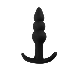 Korek analny koralikowy silikonowy Fantasy czarny 9 cm Fantasy
