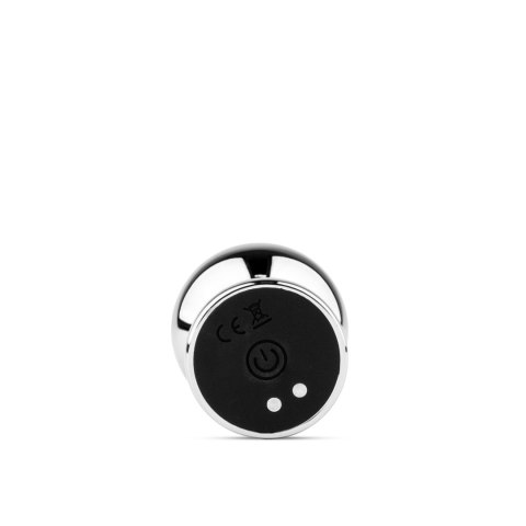 Metalowy wibrujący korek analny L z pilotem USB HeavyFun B - Series HeavyFun