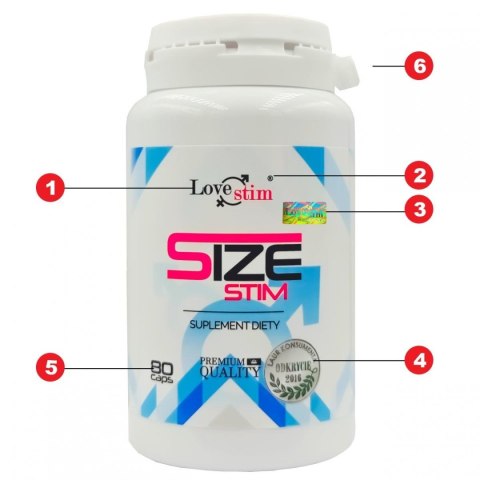 Supl.diety- SIZE STIM 80 caps NEXT LEVEL Sp. z o.o.