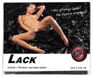 Vinyl Bed Sheet black ORION