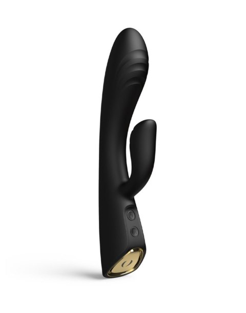 Wibrator króliczek Dorcel Flexi Rabbit elastyczny czarny 21 cm Dorcel