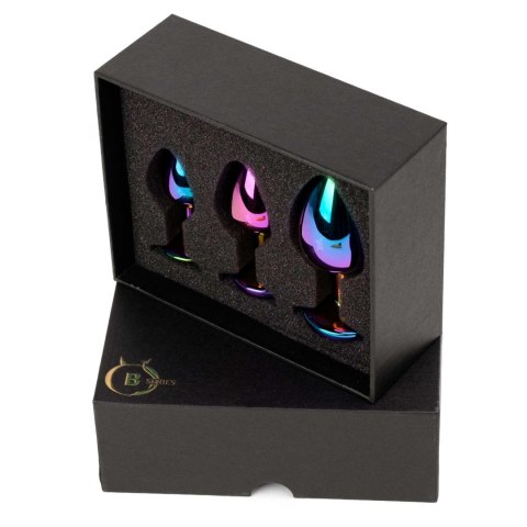 Zestaw korków analnych ze stali nierdzewnej multicolor B Series HeavyFun B - Series HeavyFun