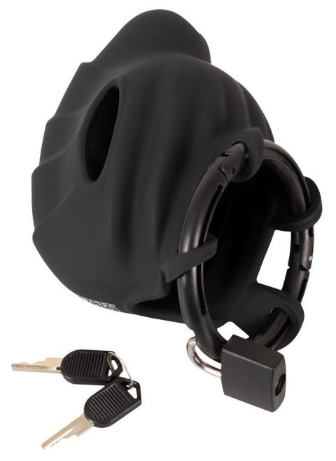 Black velvets Cock & Ball cage ORION