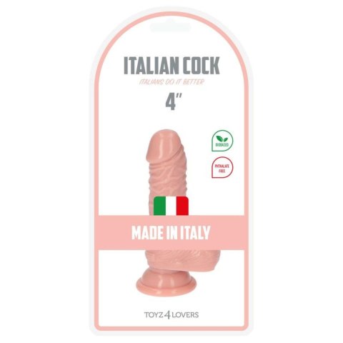 Dildo-Italian Cock 4""Flesh MSX Distribution S.r.l.