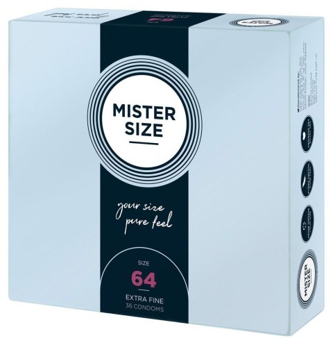 Mister Size 64mm pack of 36 ORION