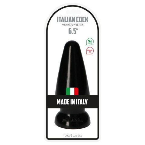 Plug-Italian Cock 6.5""Black MSX Distribution S.r.l.