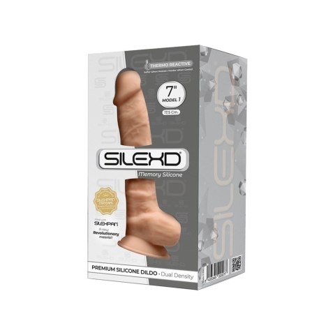 Dildo realistyczne Silexd Model 1 cielisty 7 cali Silexd