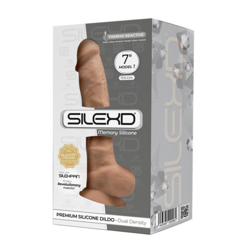Dildo realistyczne Silexd Model 1 karmelowy 17 cm Silexd