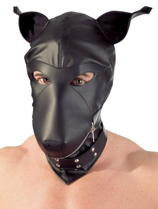 Imitation leather dog mask ORION