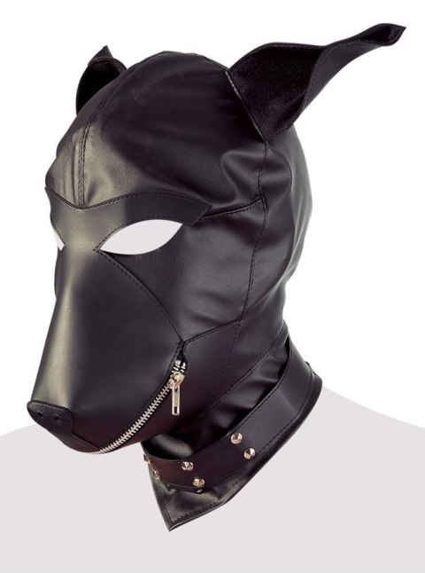 Imitation leather dog mask ORION