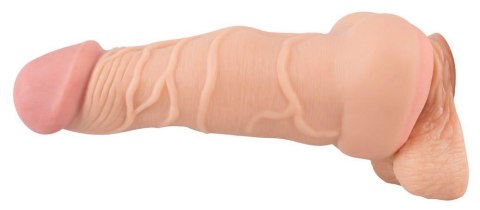 Masturbator Nature Skin 2w1 przedłużka penisa TPE 21 cm Nature Skin