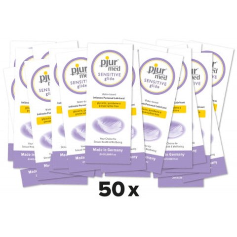 Żel-pjur 2 ml-MED Sensitive glide - 50 sztuk Pjur Group Luxemboyrg SA Group Luxemboyrg SA