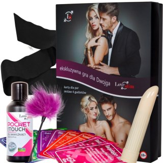 LOVESTIM - EKSKLUZYWNA EROTYCZNA GRA DLA PAR Z GADŻETAMI LoveStim
