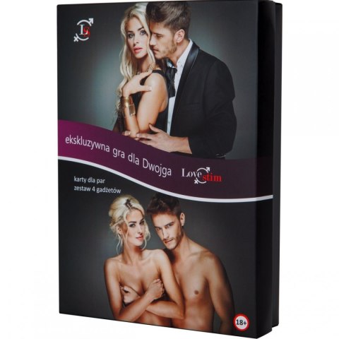 LOVESTIM - EKSKLUZYWNA EROTYCZNA GRA DLA PAR Z GADŻETAMI LoveStim