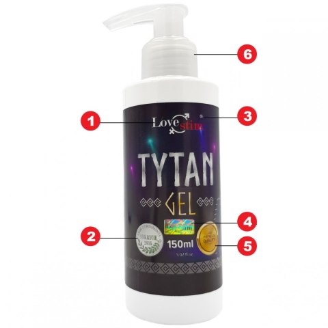 TYTAN GEL for Men 150ml potężny żel na powiększenie i erekcję. LoveStim