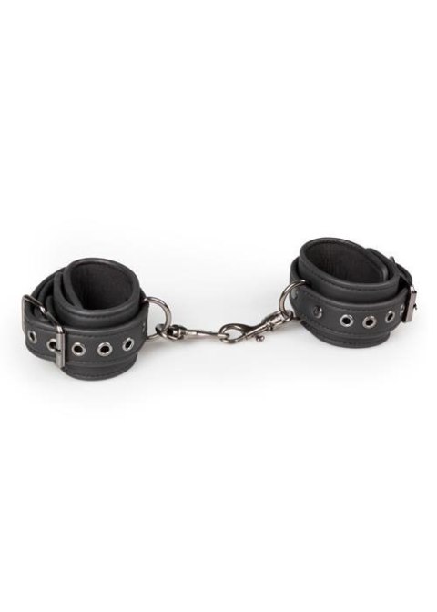 Kajdanki-Black Leather Handcuffs Boss of toys