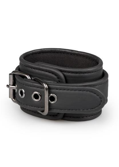 Kajdanki-Black Leather Handcuffs Boss of toys