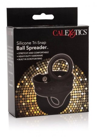 Silicone 3-Snap Ball Spreader Black Boss of toys