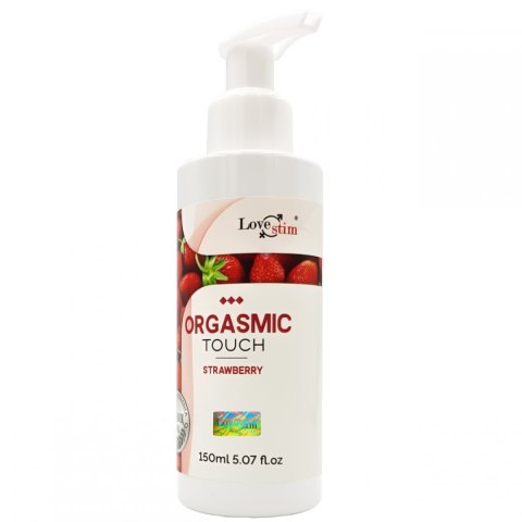 ORGASMIC TOUCH Orgazmowy żel do masażu i stymulacji STRAWBERRY 150m LoveStim