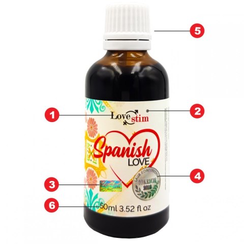 Spanish Love 50ml najmocniejsze krople podniecające LoveStim LoveStim